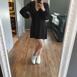Saltwater luxe mini black dress